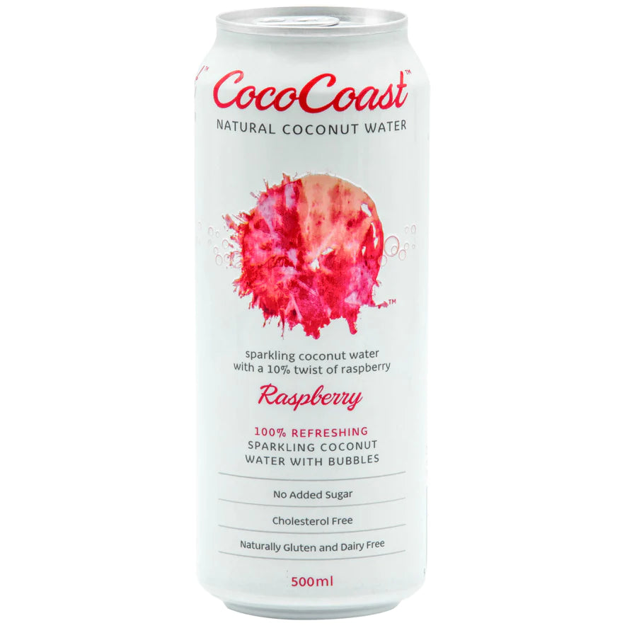 CocoCoast Raspberry Coconut Water 500ml