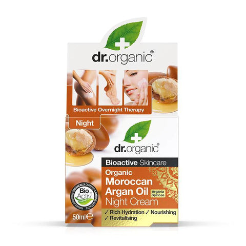 Dr. Organic Moroccan Argan Oil Night Cream 50ml