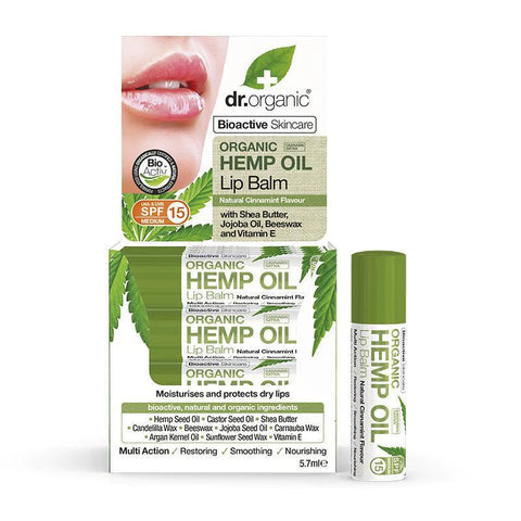 Dr. Organic Hemp Oil Lip Balm 5.7ml