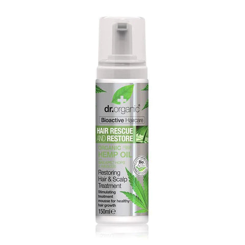 Dr. Organic Hemp Oil Hair & Scalp Treatment Mousse 150ml