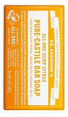 Dr Bronner's All-One Hemp Citrus Pure-Castile Bar Soap