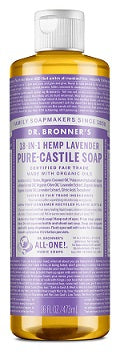 Dr. Bronner's 18-in-1 Hemp Lavender Pure-Castile Liquid Soap 473ml