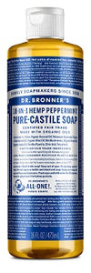 Dr. Bronner's 18-in-1 Hemp Peppermint Pure-Castile Liquid Soap 473ml