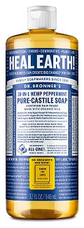 Dr. Bronner’s Peppermint Pure-Castile Liquid Soap 946ml - $7.00 off