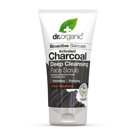 Dr. Organic Deep Cleansing Charcoal Face Scrub 125ml
