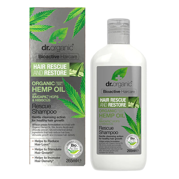 Dr. Organic Hemp Oil Rescue Shampoo 265ml