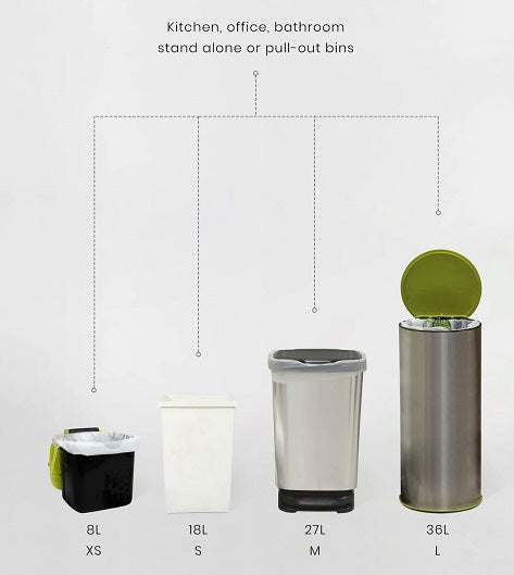 Ecopack Home Compostable/Biodegradable Bin Liners 27L