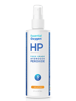 Essential Oxygen HP | Hydrogen Peroxide, Food Grade, 3% - 237ml