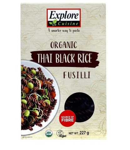 Explore Cuisine Organic Thai Black Rice Fusilli