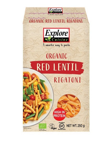 Explore Cuisine Organic Red Lentil Rigatoni