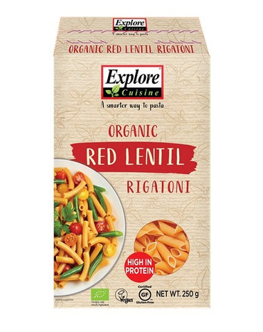 Explore Cuisine Organic Red Lentil Rigatoni