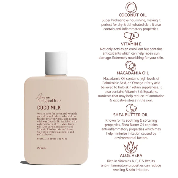 Feel Good Inc Coco Milk Moisturiser 200ml