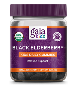 GaiaKids® Black Elderberry Kids Daily Gummies 40v gummies