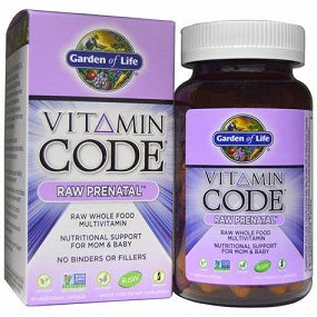 Garden of Life Vitamin Code Raw Prenatal 90 Capsules