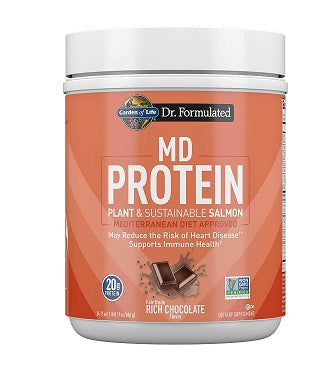 Garden of Life Dr. Formulated MD Protein Plant & Sustainable Salmon Rich Chocolate
