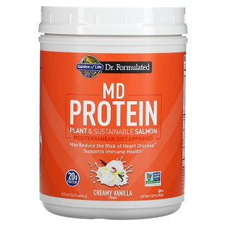 Garden of Life Dr. Formulated MD Protein Plant & Sustainable Salmon Creamy Vanilla