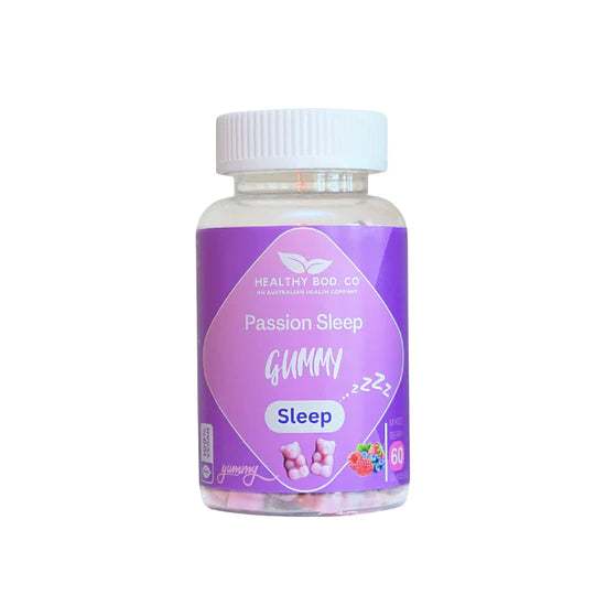 Healthy Bod Co Passion Sleep Gummies 60 per bottle | Best Sleep Gummies