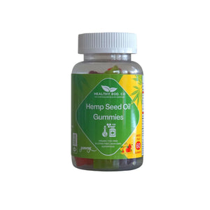 Healthy Bod Co Hemp Seed Oil Gummies 60 per bottle | SuperFood Gummies