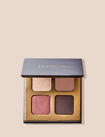 INIKA Organic Quad Eyeshadow Palette Flowers