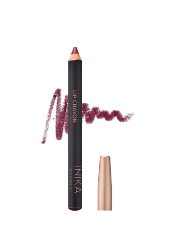 INIKA Organic Lipstick Crayon Deep Plum