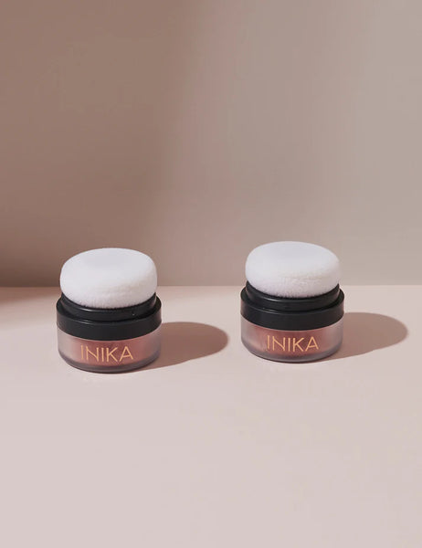 INIKA Organic Mineral Blush Puff Pot Rosy Glow