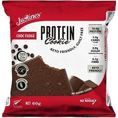 Justine's Keto Friendly Choc Fudge Protein Cookie 60g