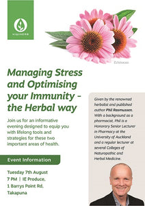 KIWIHERB - Managing Stress and Optimising your Immuntiy - the Herbal way