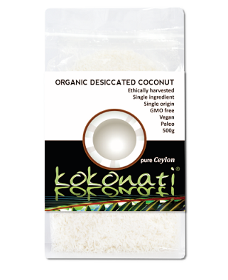 Kokonati Organic Desiccated Medium 500gm