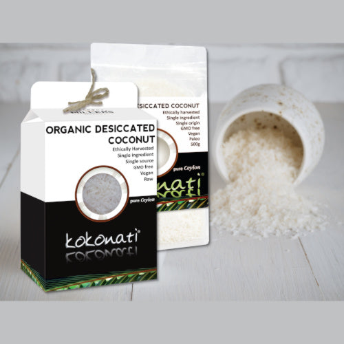 Kokonati Organic Desiccated Medium 500gm