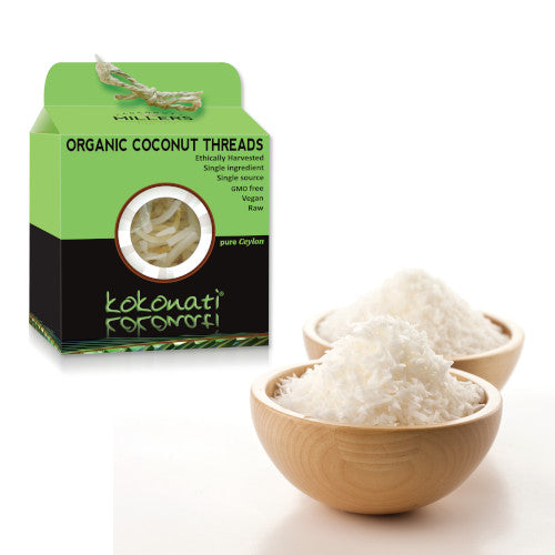 Kokonati Organic Desiccated Threads 250gm