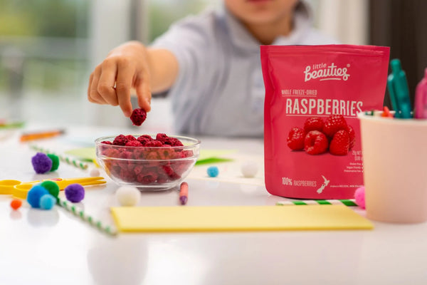 Little Beauties Crunchy New Zealand Raspberries 20gm