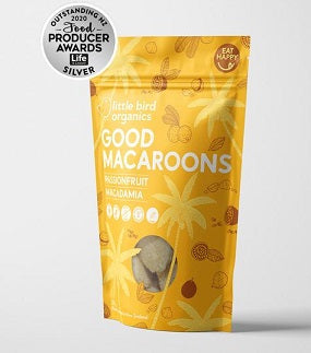 Little Bird GOOD MACAROONS - PASSIONFRUIT + MACADAMIA - Special 20% off