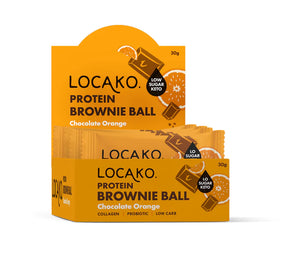 Locako Protein Brownie Balls - Chocolate Orange 30gm x 10pcs  - 15% off