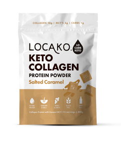 Locako Keto Collagen Protein Powder Salted Caramel 300g