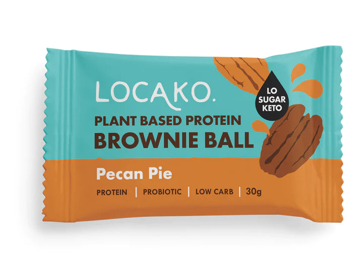 Locako Plant Based Protein Brownie Ball Pecan Pie 30gm