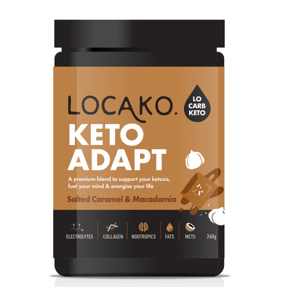 Locako Keto Adapt - Salted Caramel Macadamia 240gm