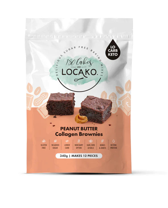 Locako Collagen Peanut Butter Brownies 340gm