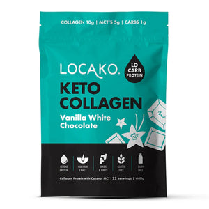 Locako Keto Collagen Vanilla White Chocolate 440gm