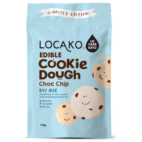Locako Edible Choc Chip Cookie Dough 120gm
