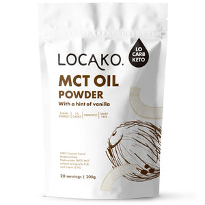 Locako MCT Oil Powder with a hint of Vanilla
