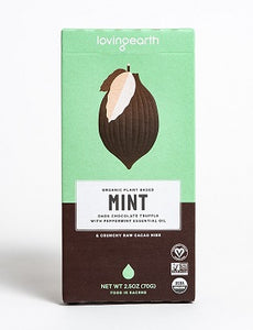 Loving Earth Mint Dark Chocolate 80gm