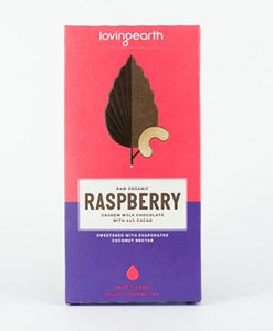 Loving Earth Raspberry Cashew Mylk Chocolate 80gm
