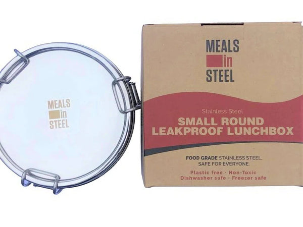 Meals In Steel Leakproof Round Shape Lunch box | Stainless Steel