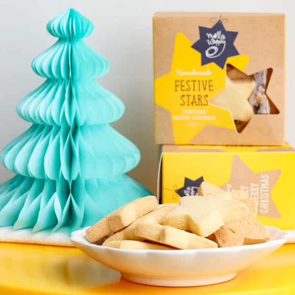 Molly Woppy Stars Traditional Shortbread Festive Box