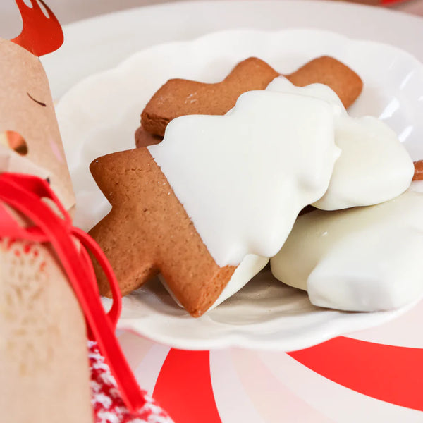 Molly Woppy Christmas Trees White Choc Topped Gingerbread Festive Box