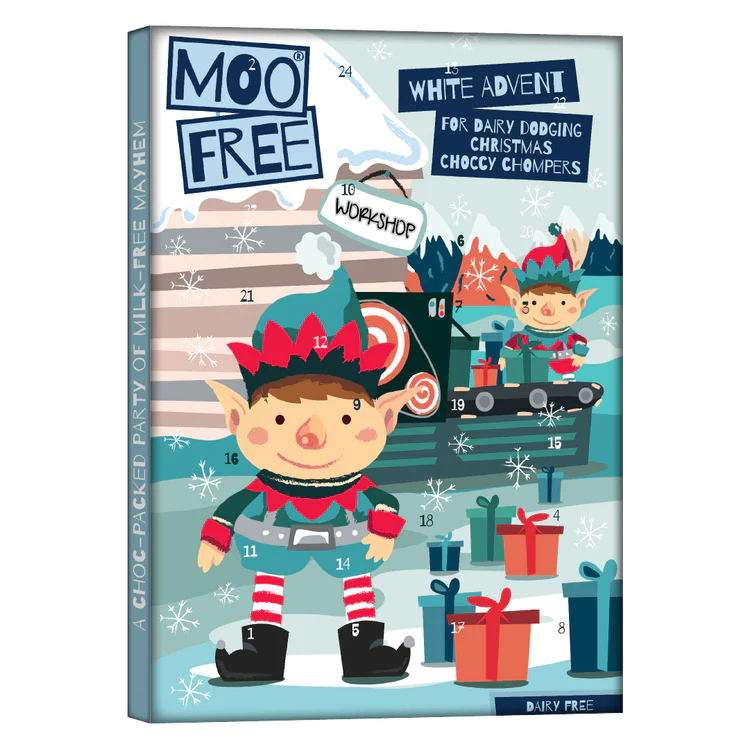 Moo Free Advent Calendar White Chocolate 2022
