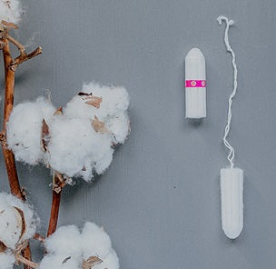 Natracare Non-Applicator Organic Cotton Tampons Super Plus 20pcs