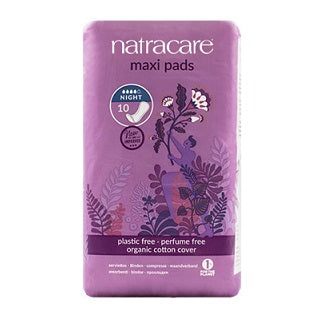 Natracare Night Time Natural Maxi Pads