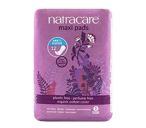 Natracare Super Natural Maxi Pads 12pcs