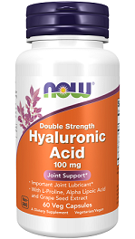 Now Foods Hyaluronic Acid, Double Strength 100 mg 60vcaps